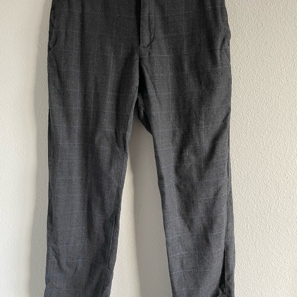 Banana republic wool plaid pants.